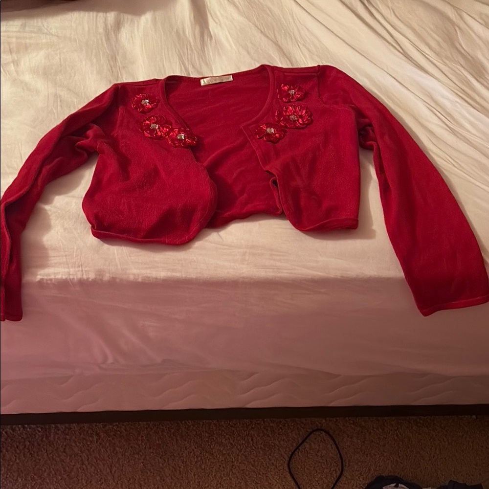 Ruby Red Cardigan
